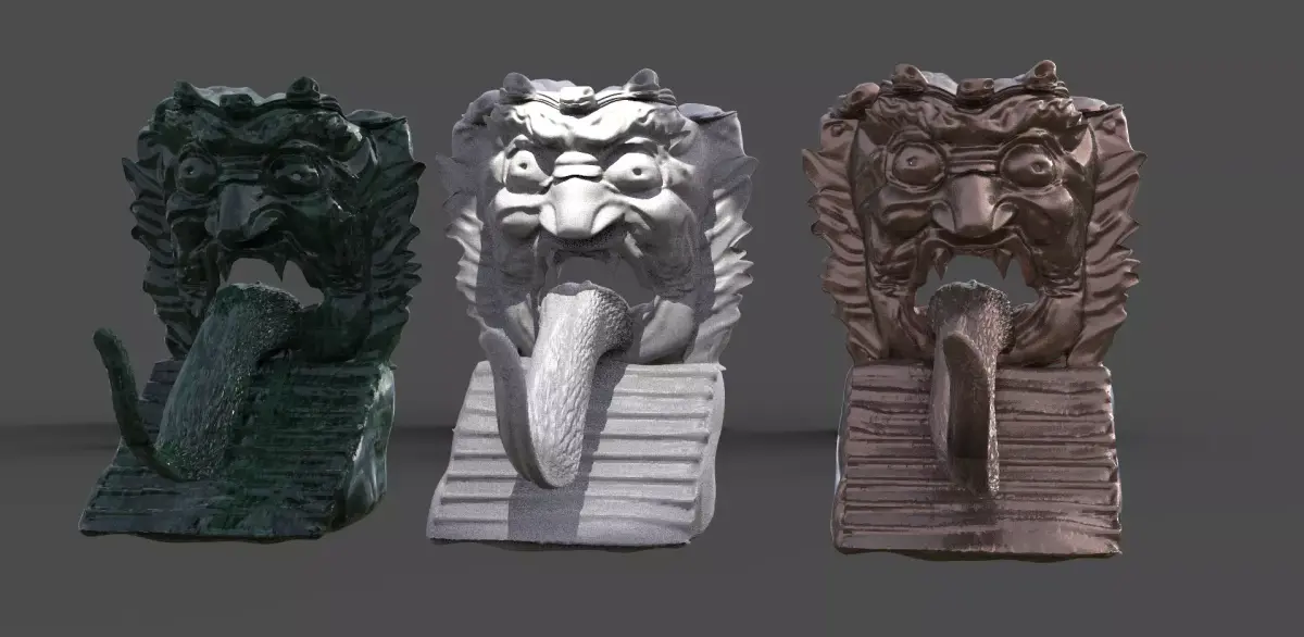 Demon Statue Gate of Hell  3D model