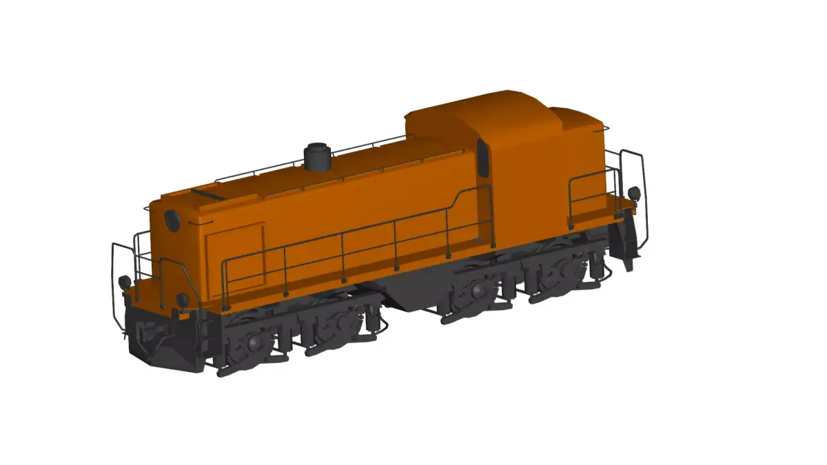 locomotive  3D model shop
