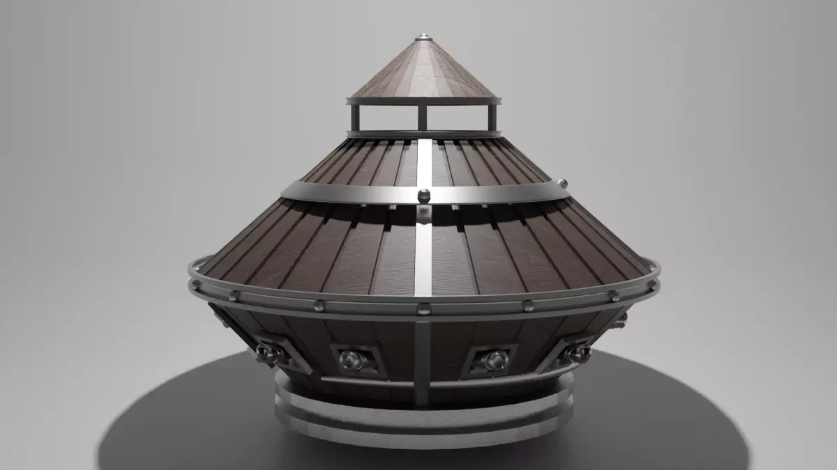 Da Vinci Armored Vehicle  Low-poly 3D model