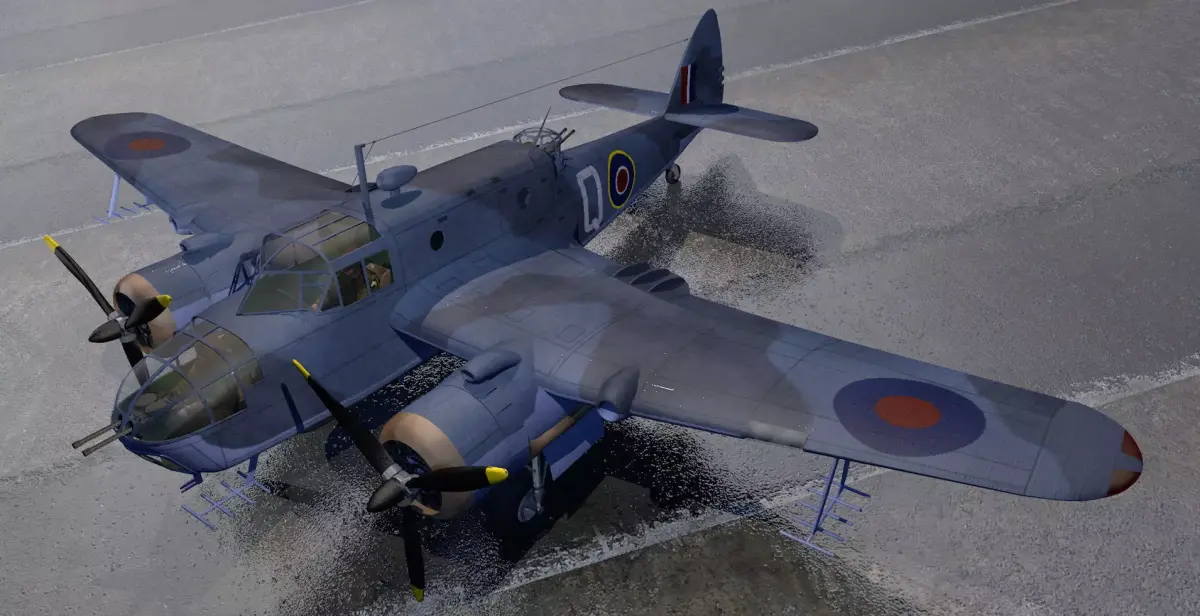 Bristol Beaufort Mk-2A 3D model