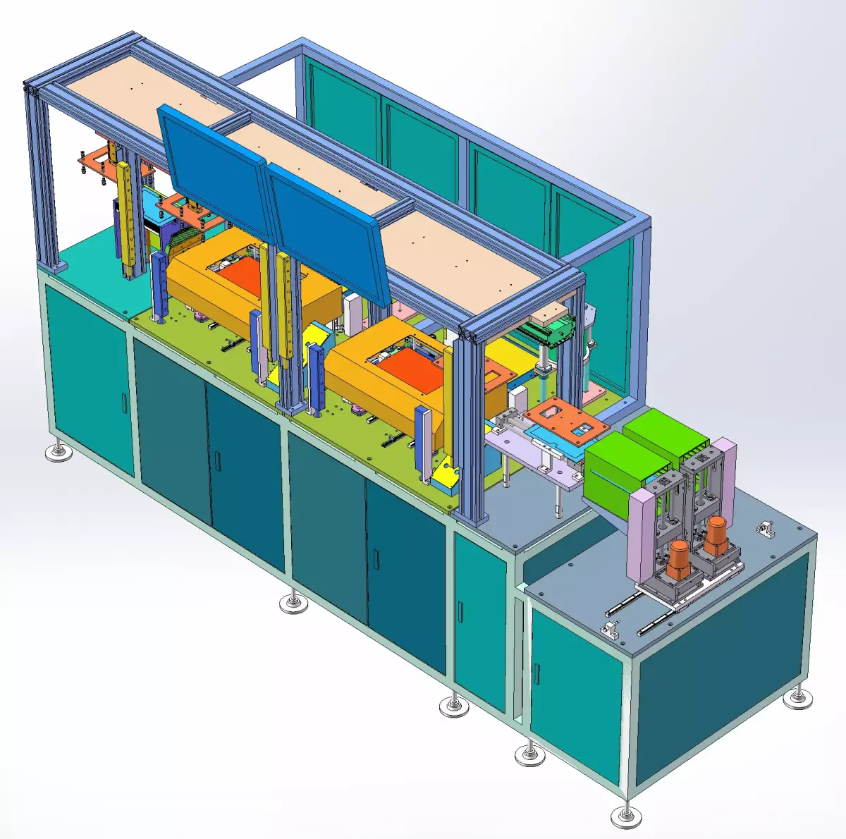 Automatic silver dipping machine 3D model