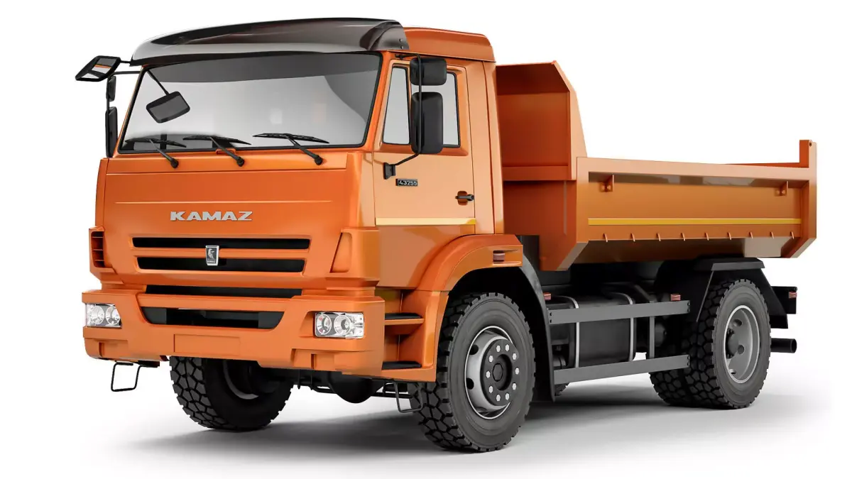 Kamaz 43255 dump truck 2019 3D model