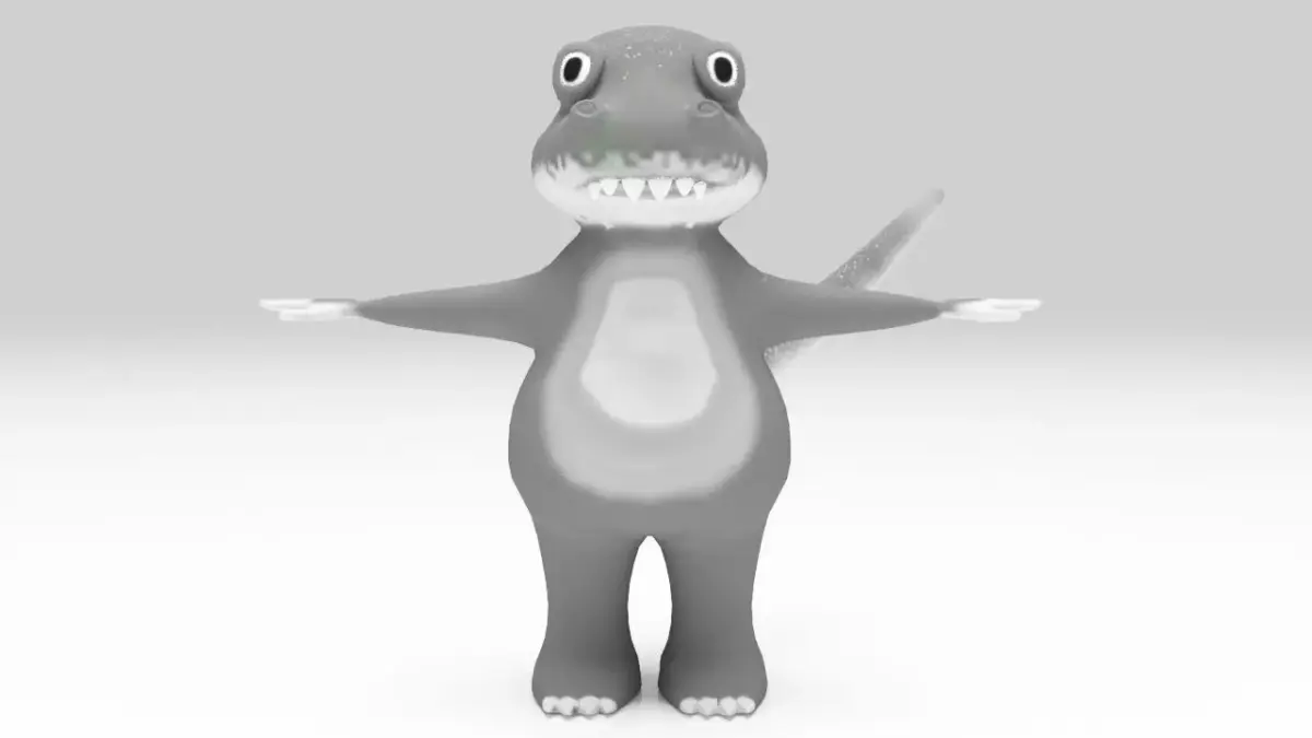 Character Dinosaurus T-rex Lowpolys Rigged  Low-poly 3D model