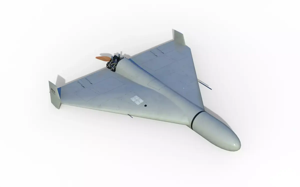 Shahed-136 Kamikaze Drone Geranium-2 Low-poly 3D model