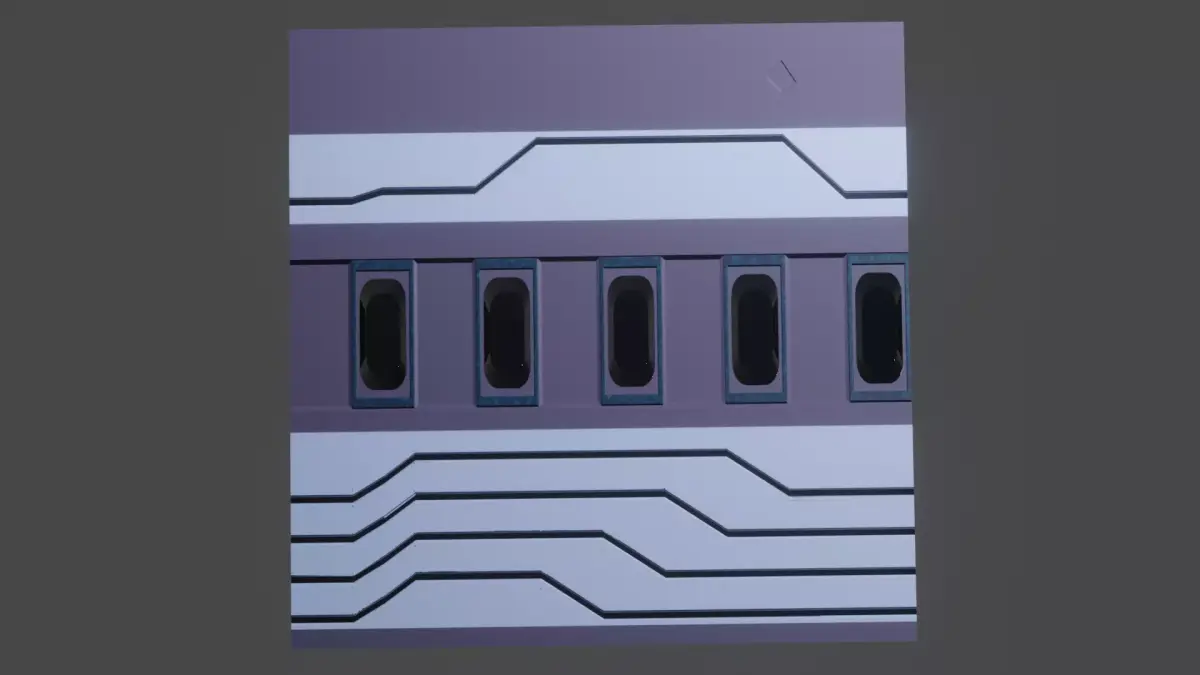 sci-fi panel Low-poly 3D model purchase