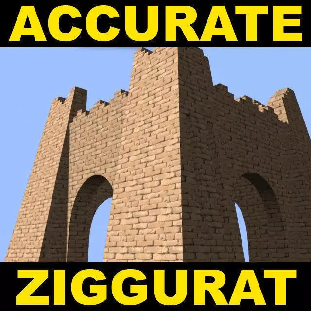 The Accurate Ziggurat of Ur - 3d model 3D model
