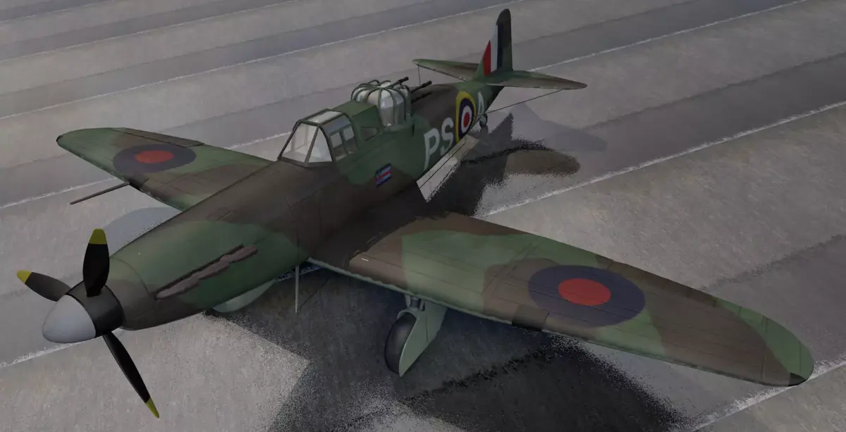 Boulton Paul Defiant Mk-2 3D model