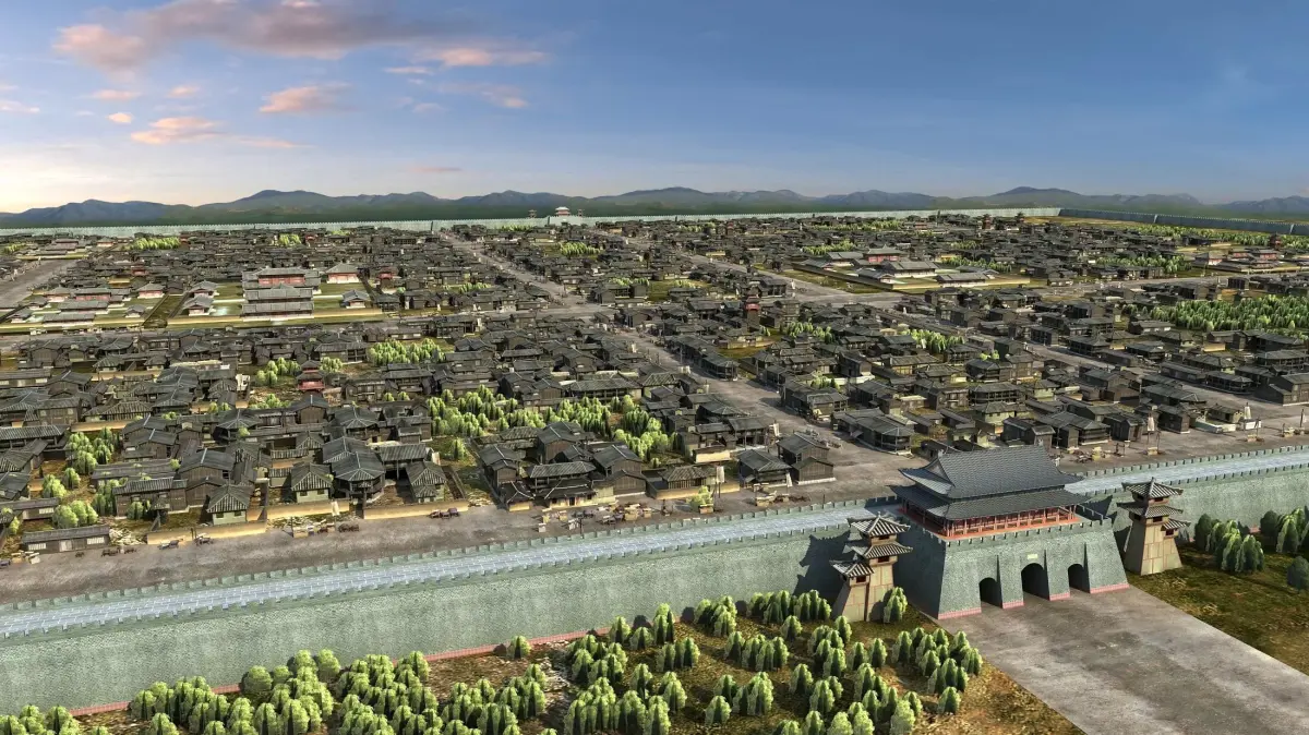 Chinese Ancient City 01 3D model