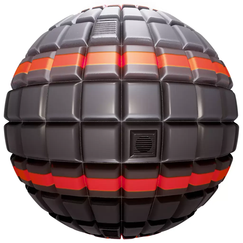 PBR Seamless Sci-Fi Texture 20 Low-poly 3D model