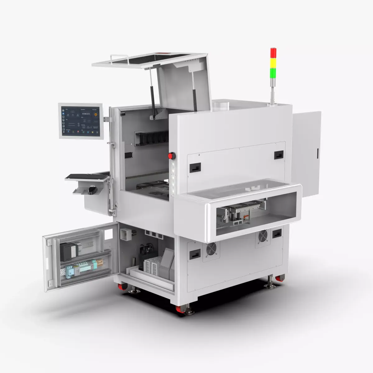 Automatic PCB Board Heating Dispenser Machine 3D model