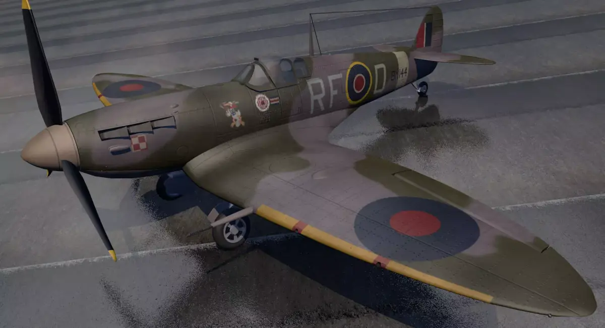 Supermarine Spitfire Mk-5b 3D model