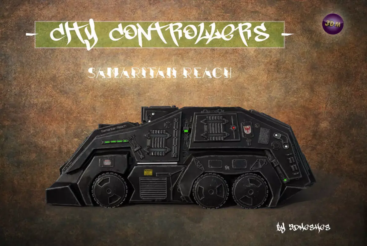 City Controllers - Samaritan Reach  - PBR lowpoly Low-poly 3D model