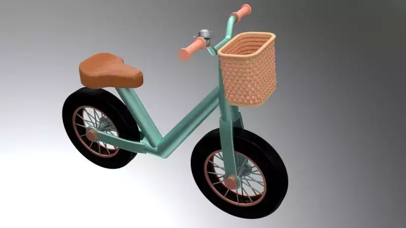 Balance Bike 3D model