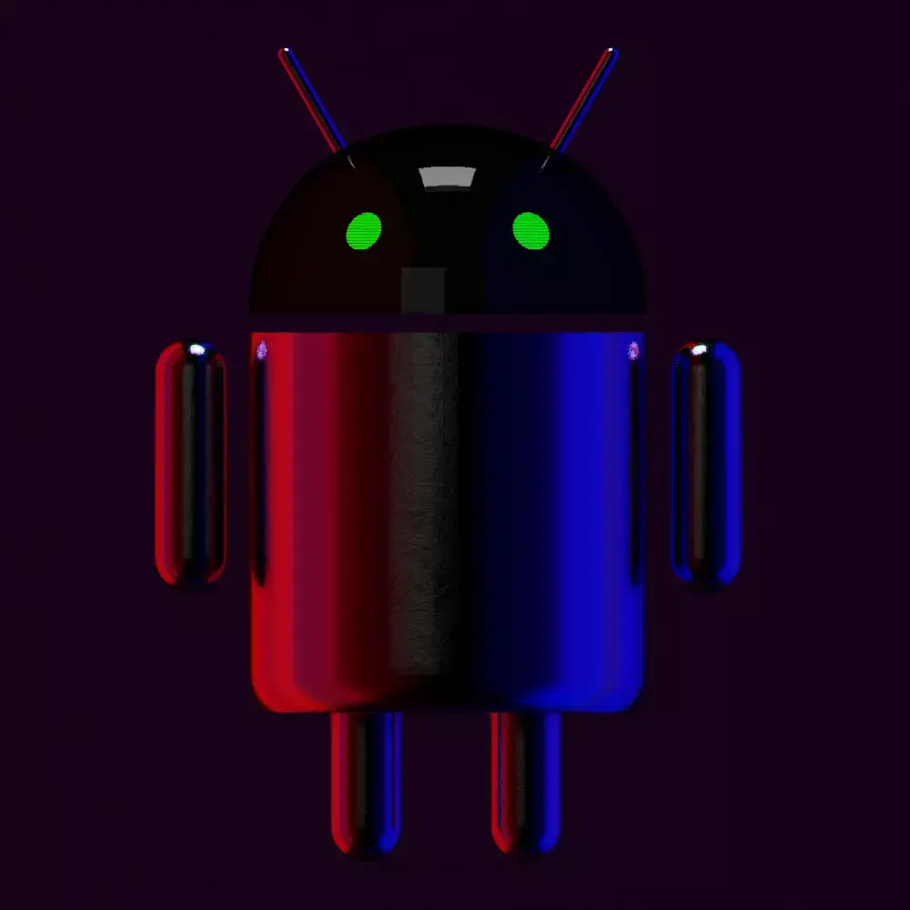 android model with eyes Free 3D model