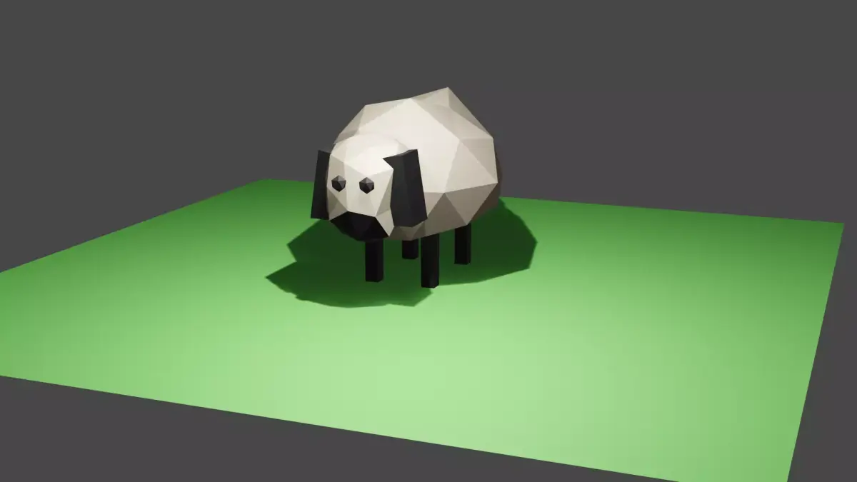Sheep Low-poly 3D model buy