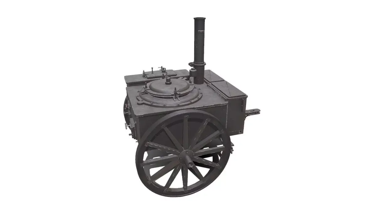 WW1 Field Kitchen Low-poly PBR Low-poly 3D model