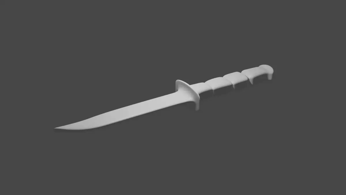 Kombat Knife Free 3D model purchase