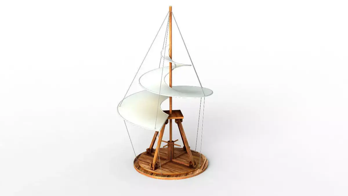 Leonardo da Vinci Flying Machines 3D model