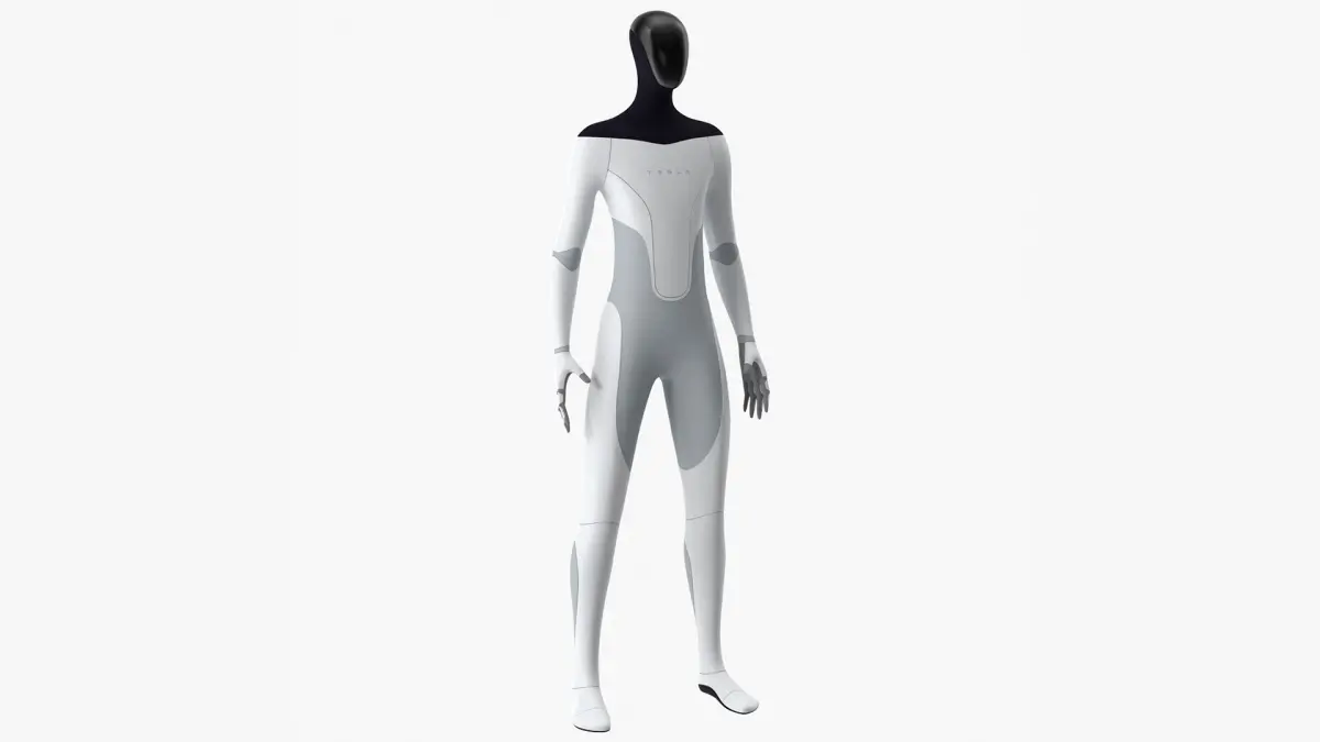 Tesla Bot Rigged for Maya 3D model