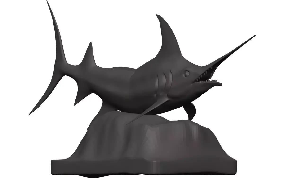 Marlin 3D model purchase