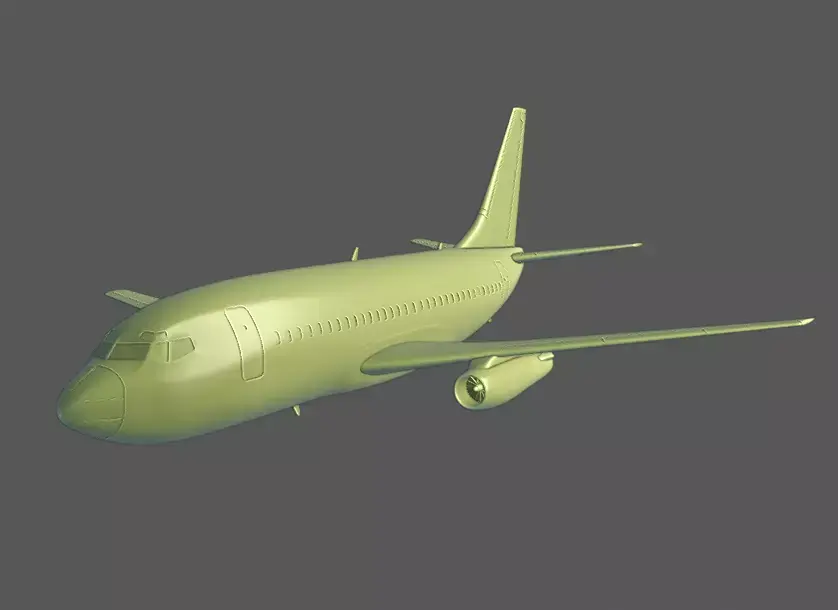 Boeing 737-200 ready to 3D printing 3D print model