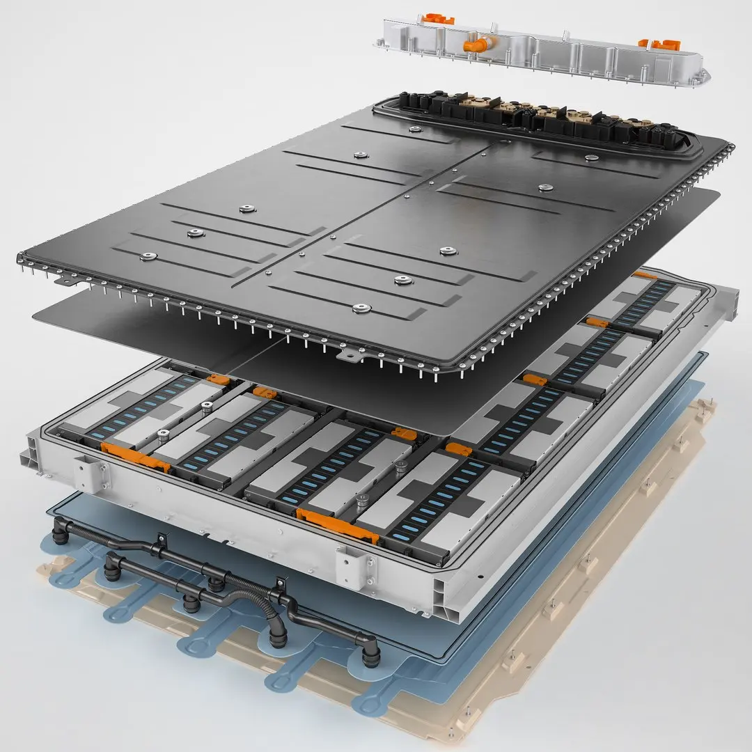 Electric Cars Battery Generic 14 3D model