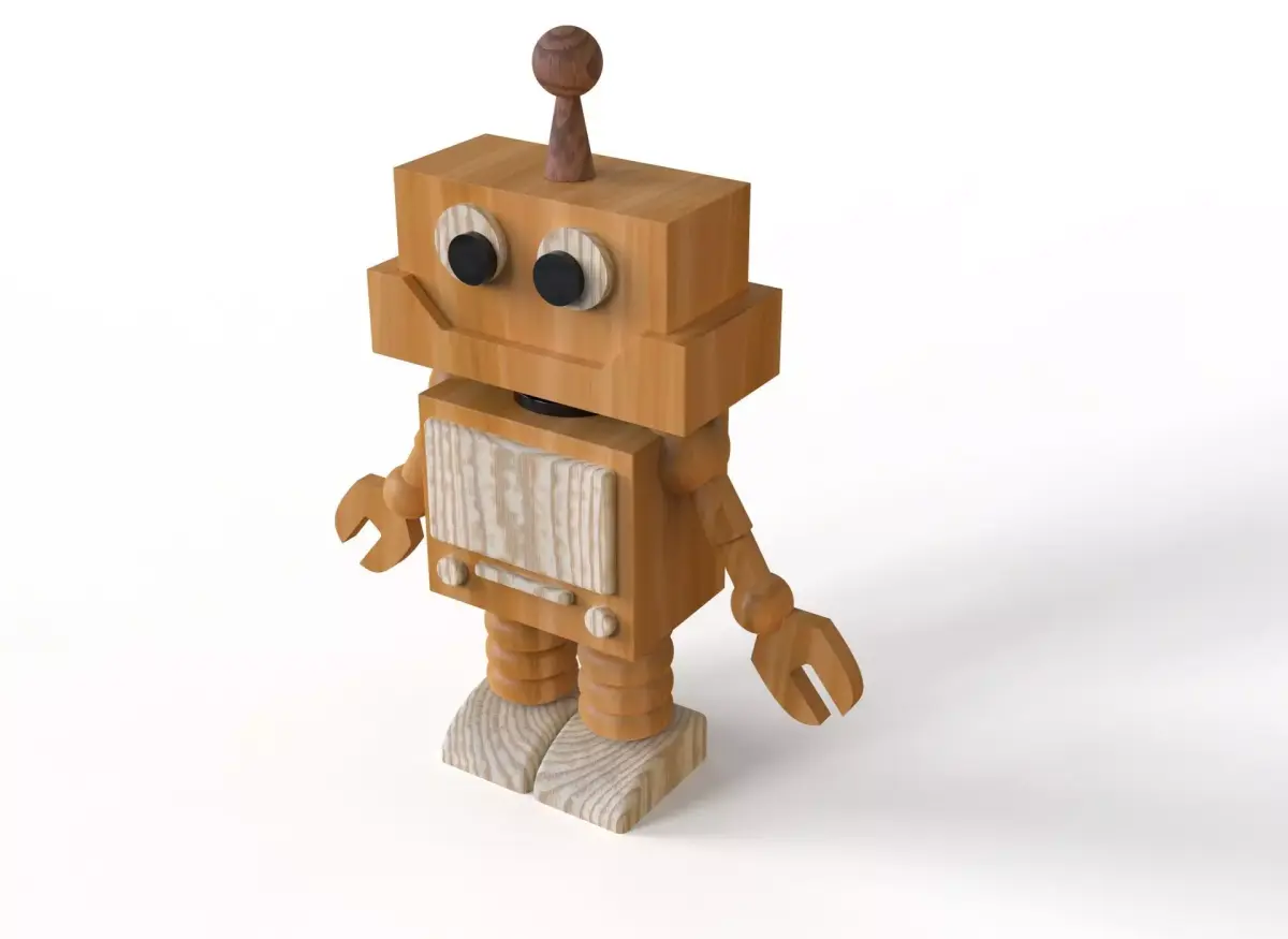 toy robot 3D model 3