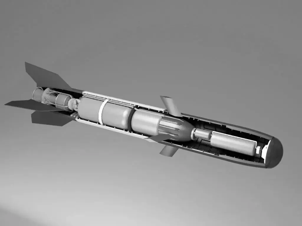 Missile detail 3D model