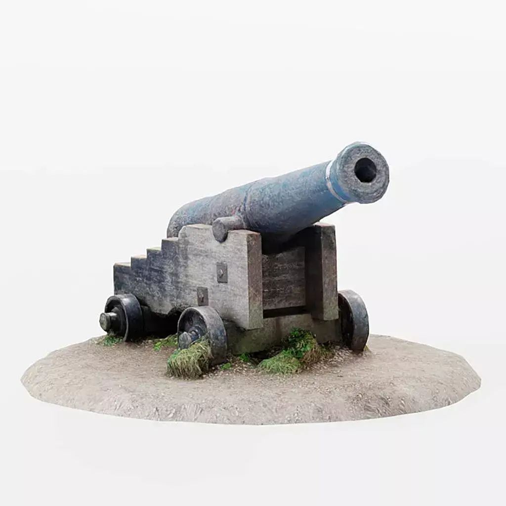 Cannon Free 3D model purchase