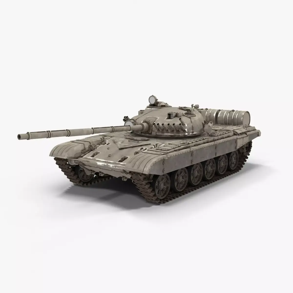 T-72 Main Battle Tank 3D model