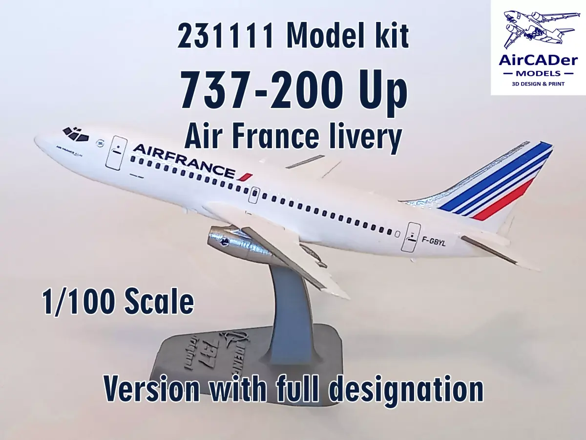 231111 Model kit Boeing 737-200 Up 3D print model