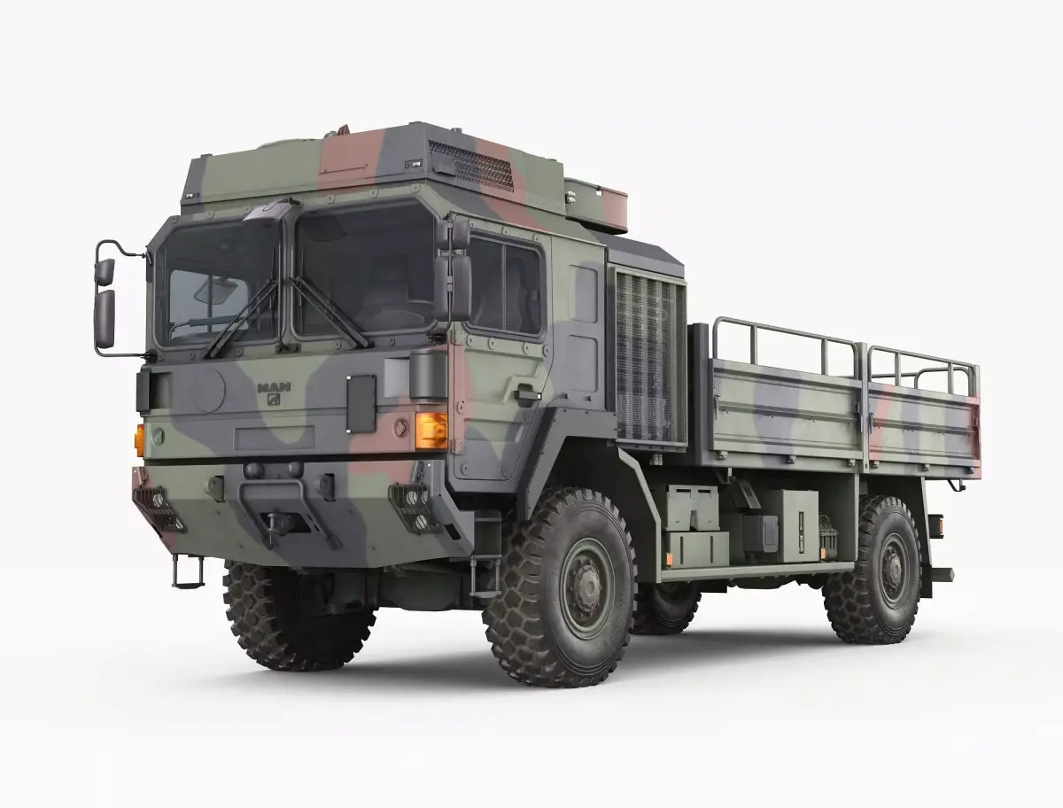 Military truck MAN HX60 3D model