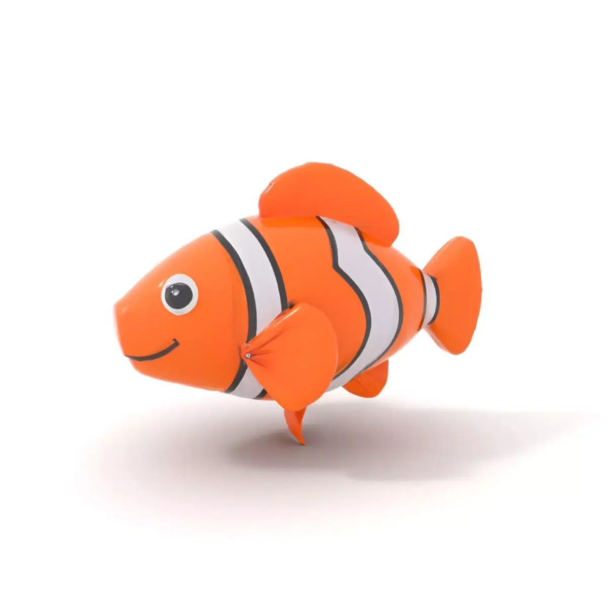 Inflatable Clownfish Balloon Model Pack Low-poly 3D model
