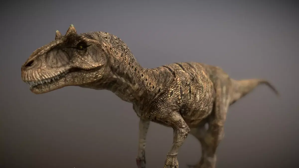Dinosaur Allosaurus Fragilis Low-poly 3D model