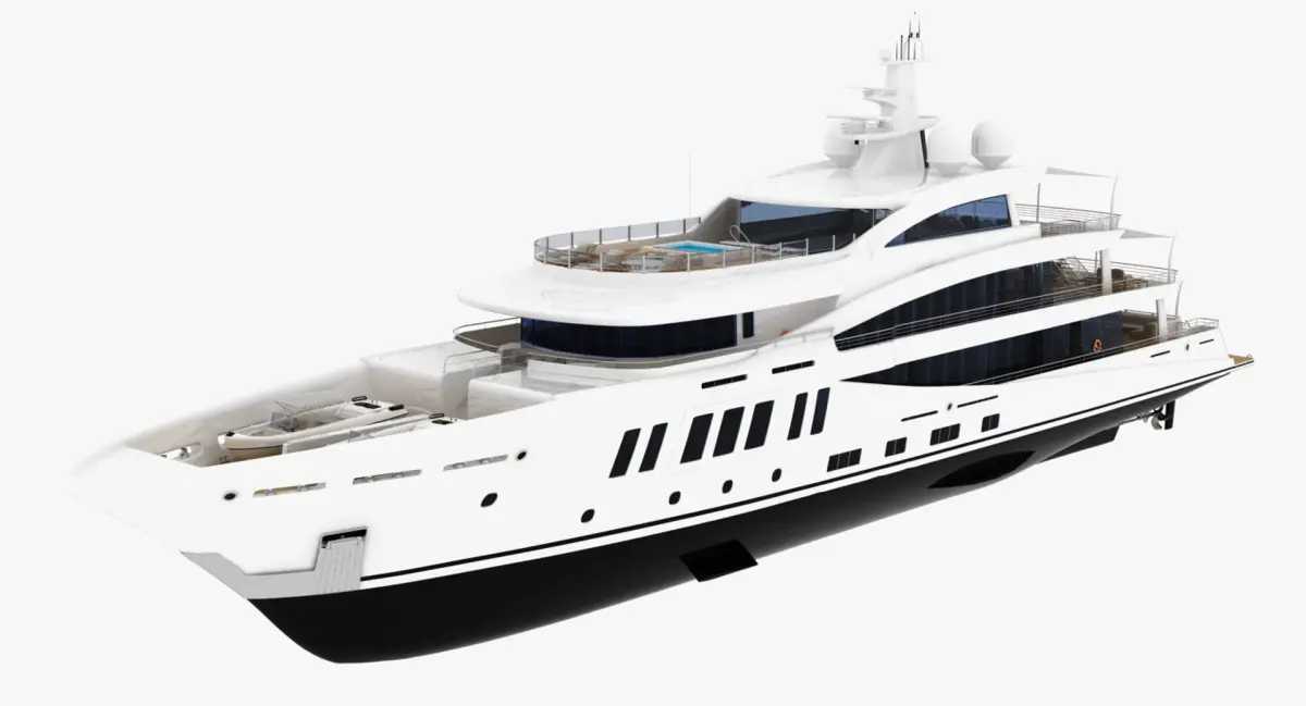 Amels 200 Yacht 3D model