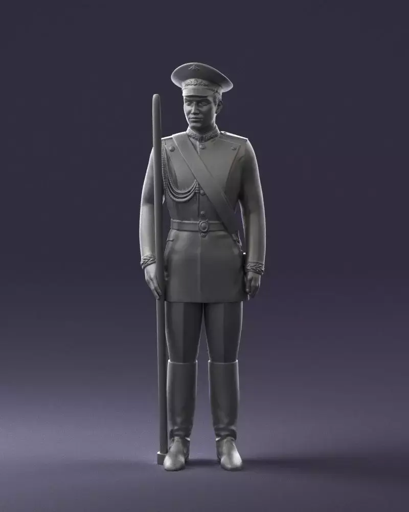 000115 Soviet Honor Guard Officer 0116 3D model