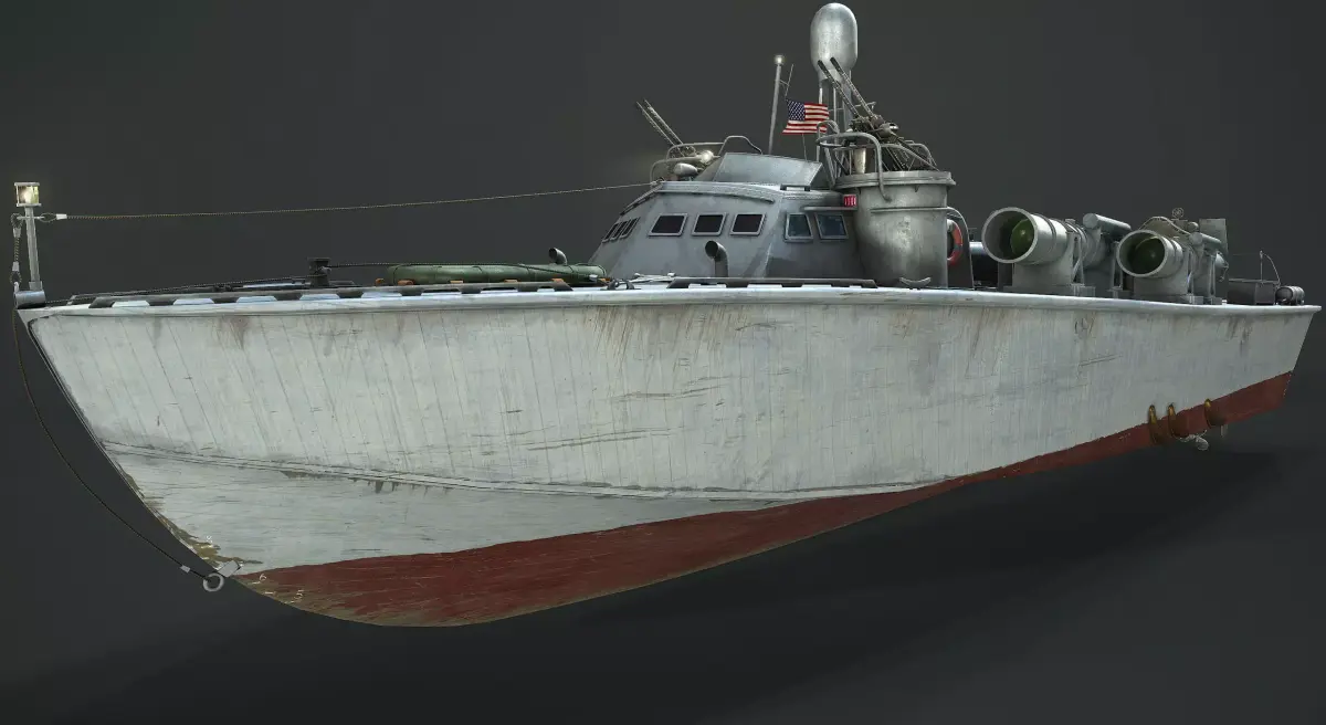 Higgins PT 71 Low-poly 3D model