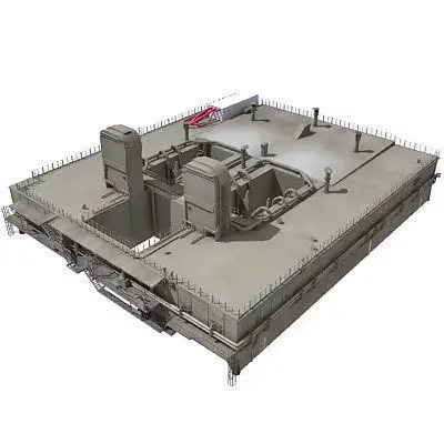 Mobile Launch Platform NASA 3D model