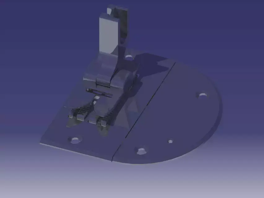 juki feedback and plate Free 3D model
