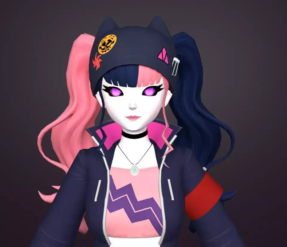 zoe girl 3D model