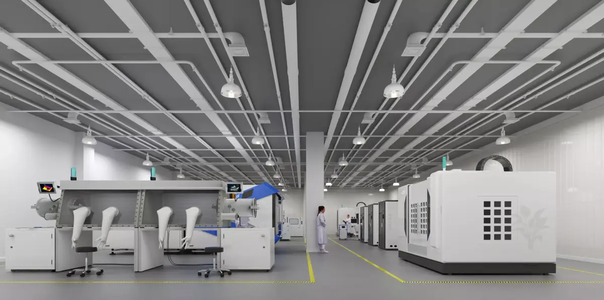 clean room-industrial equipment 3D model