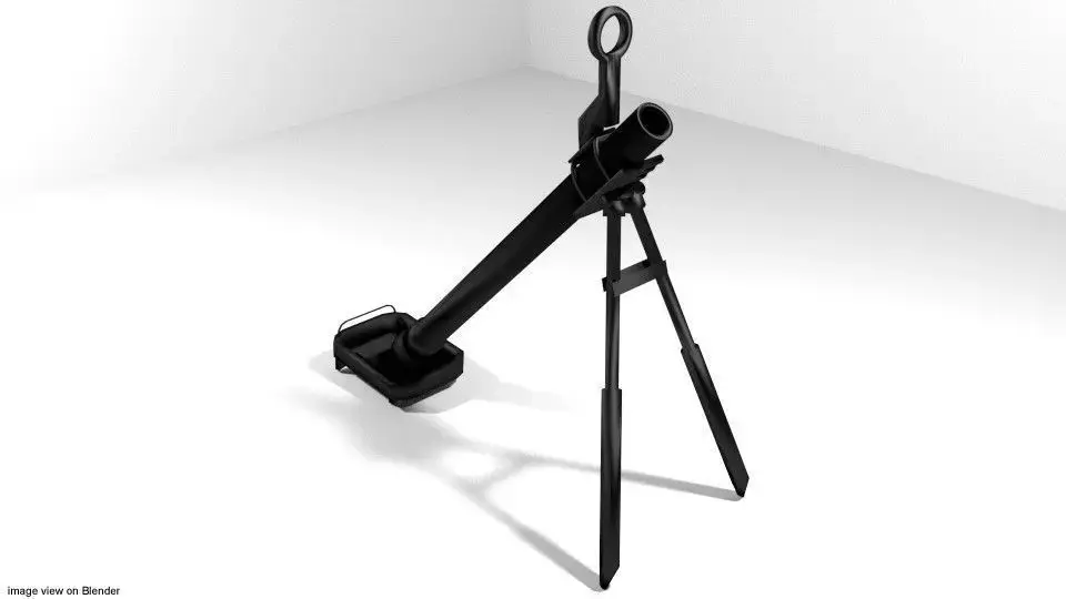 Mortar - Type Small 3D model