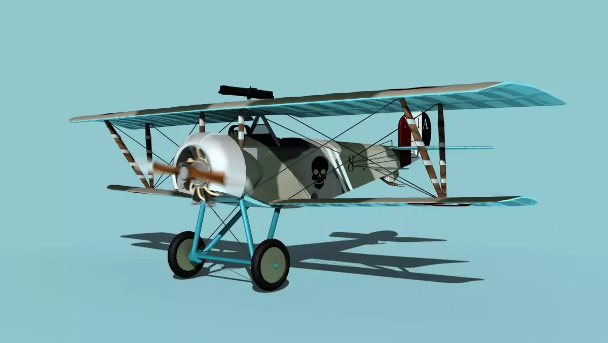 Nieuport 11 VHP V03 3D model
