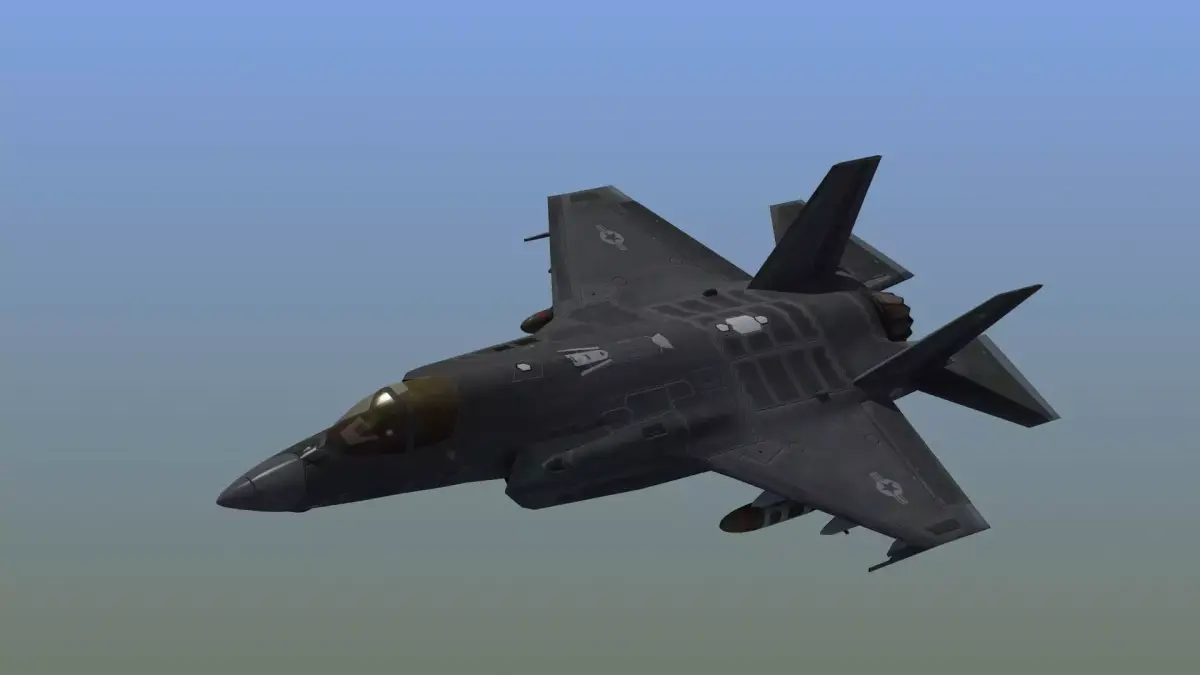 F35A LightningII Strike Fighter Low-poly 3D model