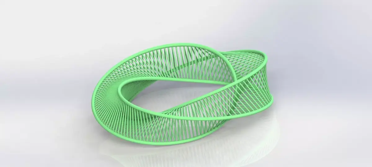 mobius bracelet 3D model