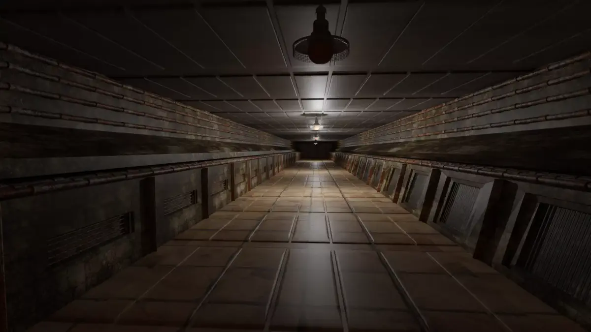 Underground Tunnel Low-poly 3D model get