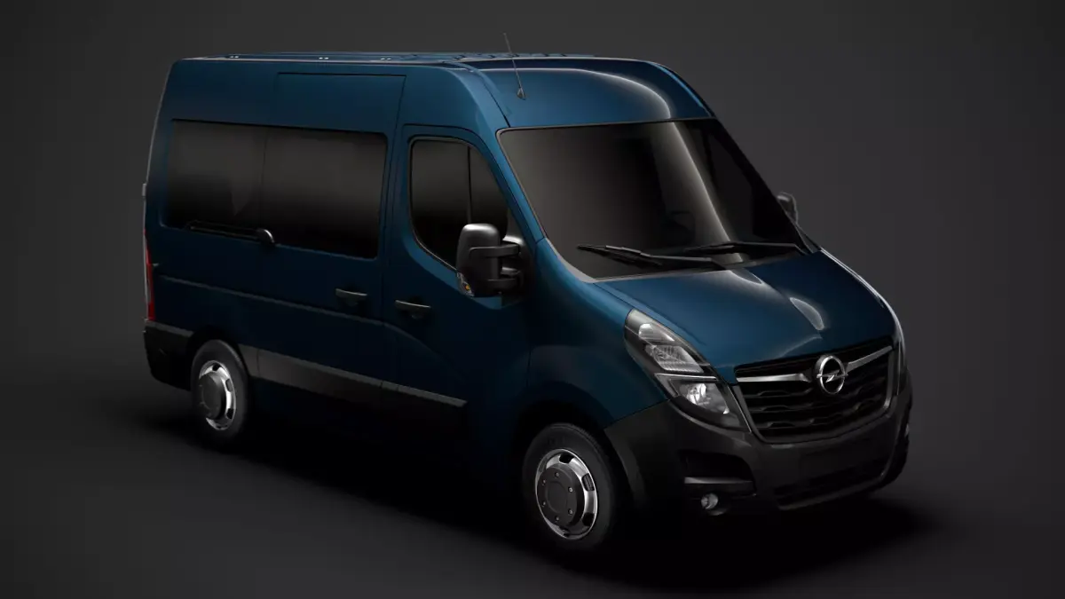 Opel Movano L1H2 WindowVan 2020 3D model