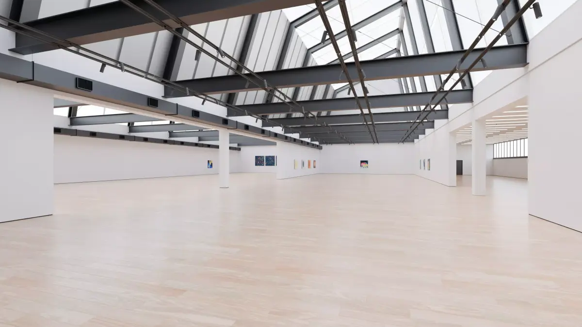 Art Museum Gallery Interior 47 Low-poly 3D model