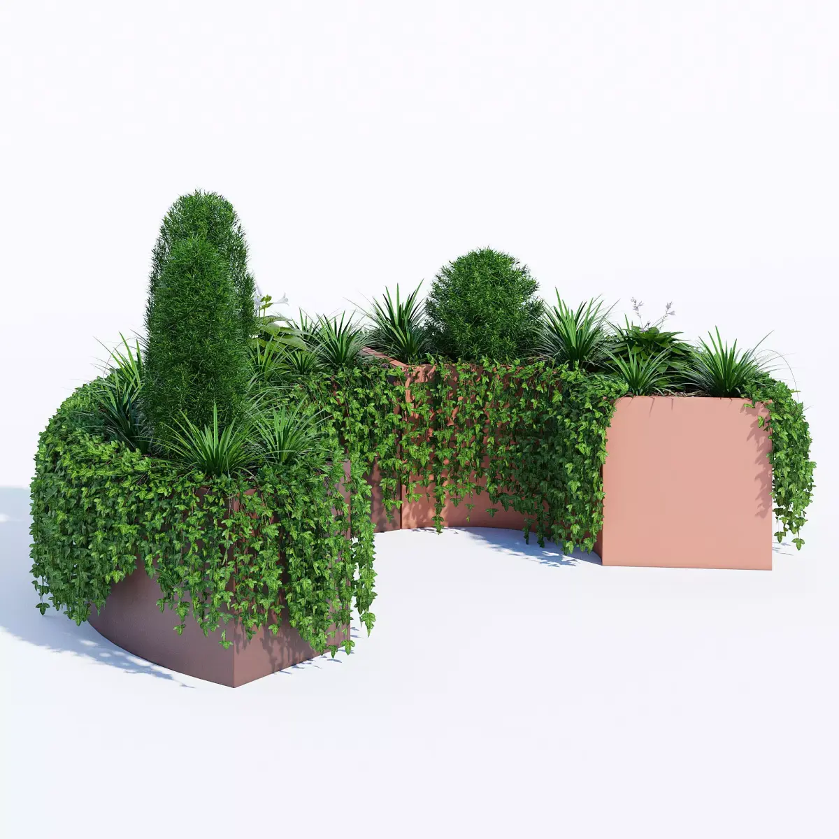 Modular Planters part 1 3D model