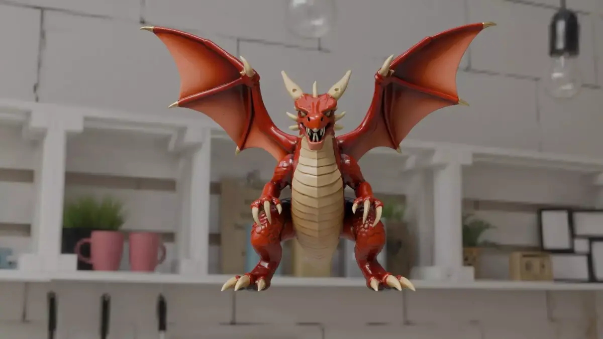 Articulated Crystal Flexi Dragon - Printable 3D model